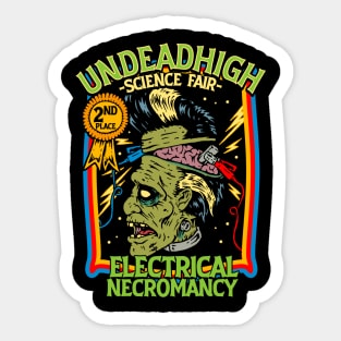 Frankenstein's Undead High Science Fair Electrical Necromancy Sticker